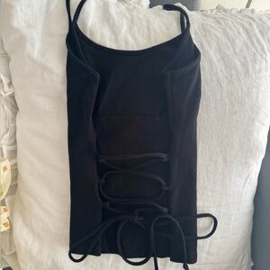 Brandy Melville lace up cami tank top